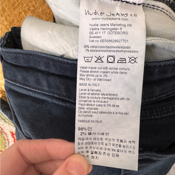 Nudie Jeans blue skinny  Men's Jeans - 31 - Picture 4 of 13